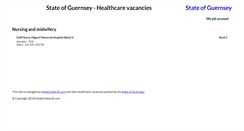 Desktop Screenshot of guernsey.healthjobsuk.com
