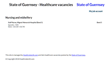 Tablet Screenshot of guernsey.healthjobsuk.com